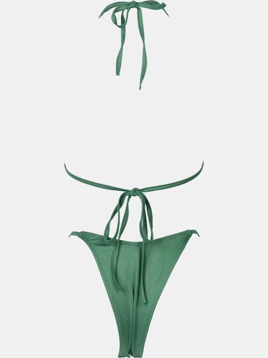 Set Bikini Τριγωνάκι Χακι