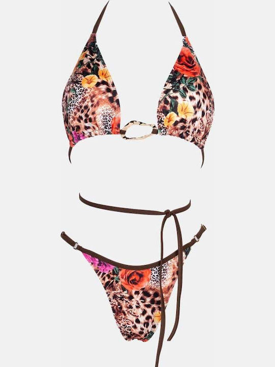 Set Bikini Dreieck Orange