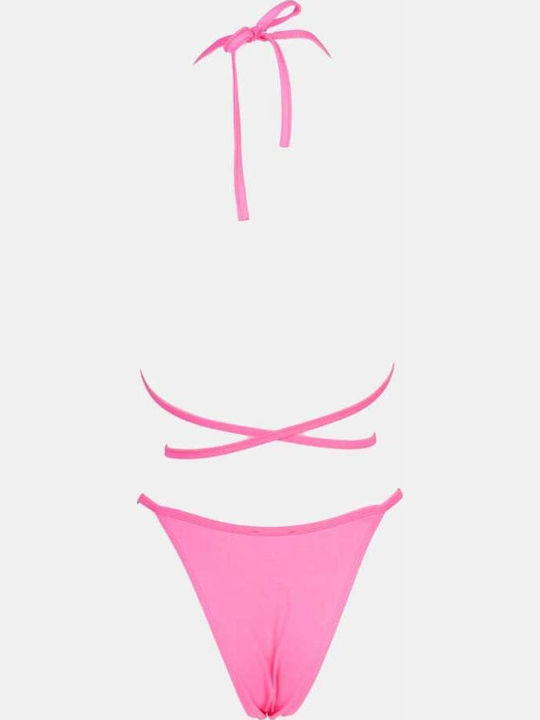 Set Bikini Dreieck Fuchsie