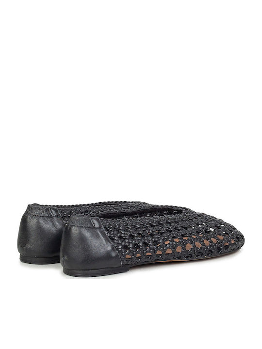 Damen Ballerinas Schwarz