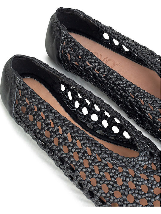 Damen Ballerinas Schwarz