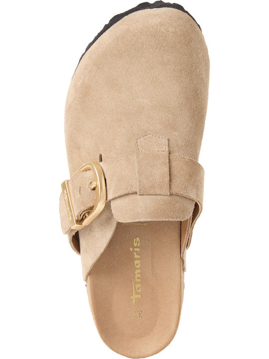 Anatomic Leather Women's Slippers Beige