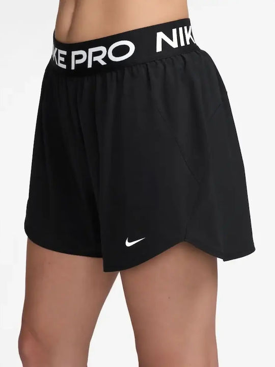 Pro Women's High Waist Activewear Shorts Dri-Fit Black