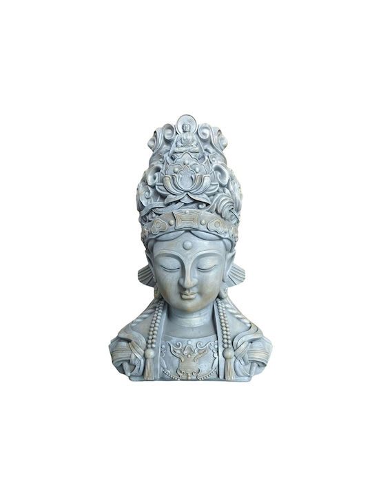 Relaxdays Figurină Decorativă Buddha Din Polirosină 44x21x32cm
