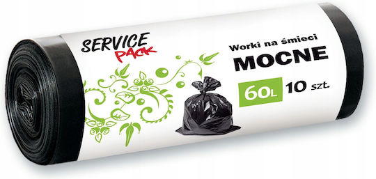 Stella Biodegradable Trash Bags Capacity 60lt 10 Pieces Black