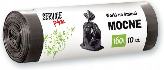 Stella Biodegradable Trash Bags Capacity 160lt 10 Pieces Black
