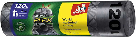 Jan Niezbędny Biodegradable Trash Bags Capacity 120lt 8 Pieces Black