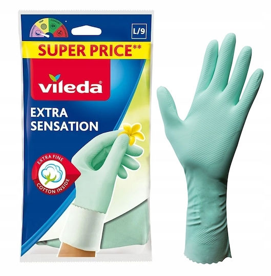 Vileda Vileda Ofenhandschuhe Paar Extra Sensation Latex Groß