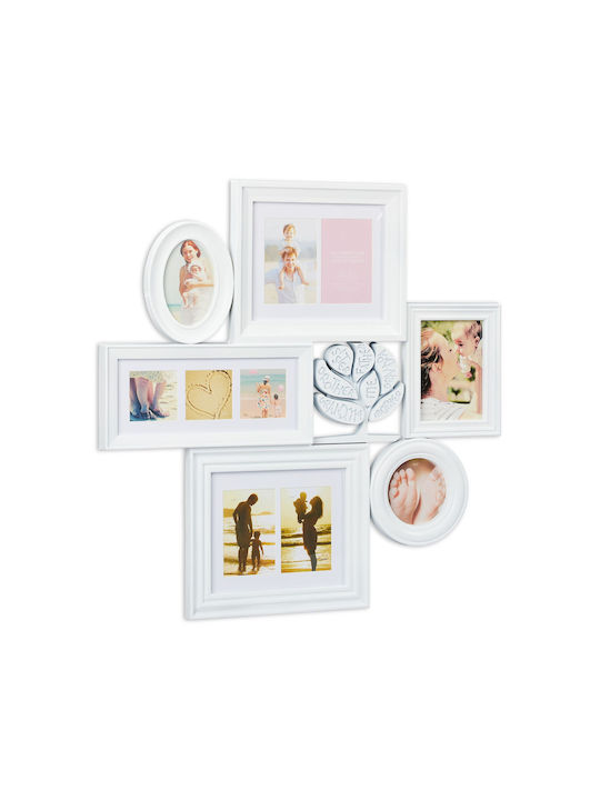 Relaxdays Multi Wall-Mounted Picture Frame 10 Photos Plastic (Various Colors)