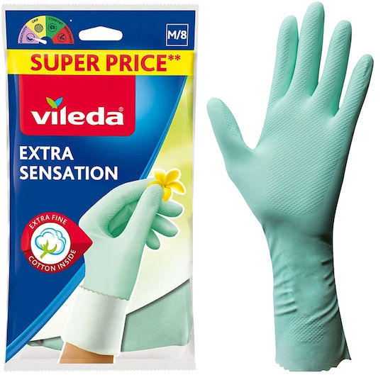 Vileda Завойка Ръкавици За Почистване Extra Sensation Medium