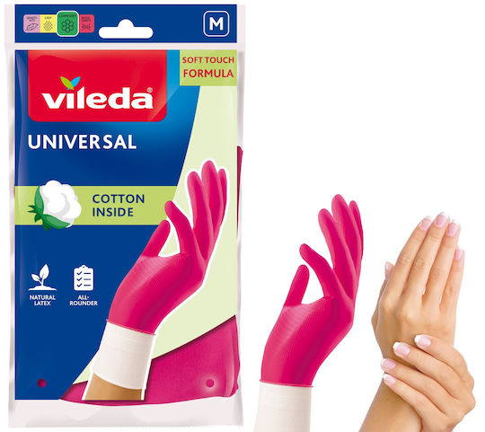 Vileda Ζεύγος Γαντιών Καθαριότητας Universal Medium
