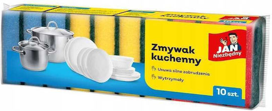 Jan Niezbędny Кухненски Гъби 10 Бройки