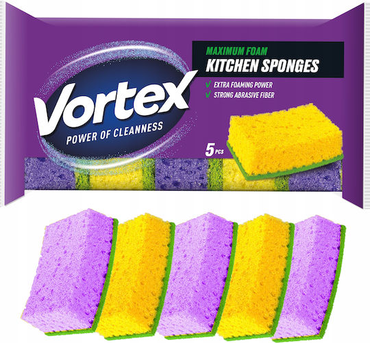 Vortex Kitchen Sponges 5 Pcs