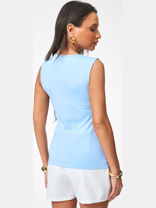 Women's Blouse Light Blue