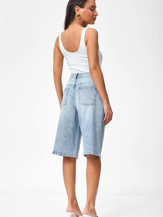 Women's Blue Bermudas