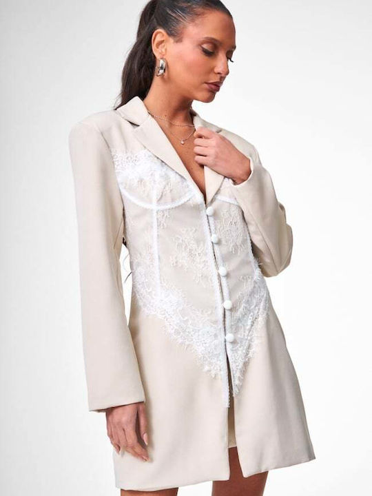 Women's Set with Beige Shorts