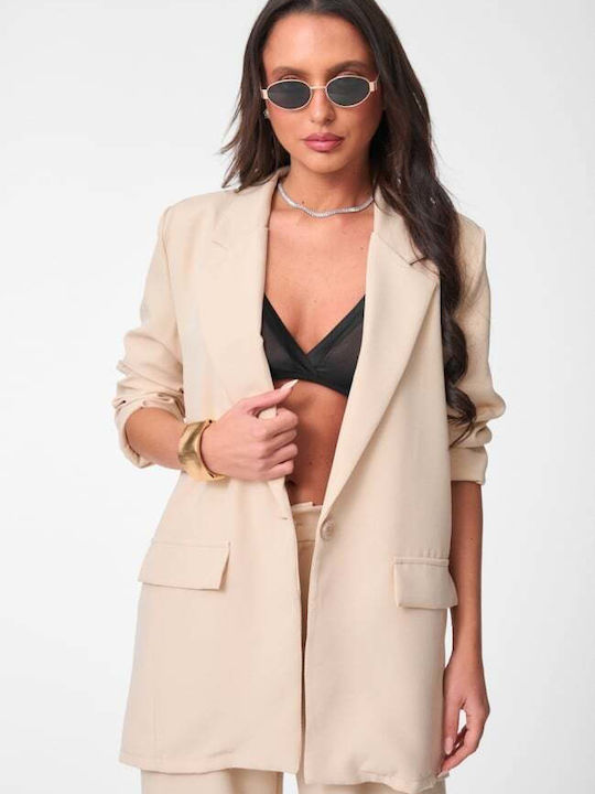 Women's Beige Set with Trousers