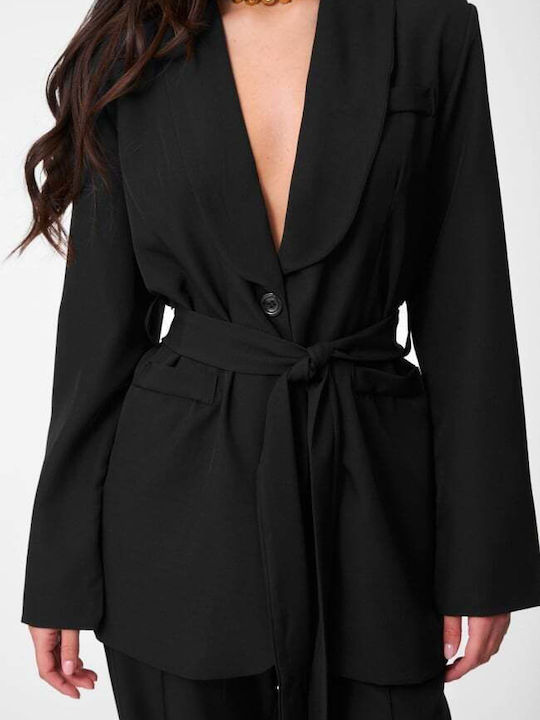 Women's Black Set with Trousers