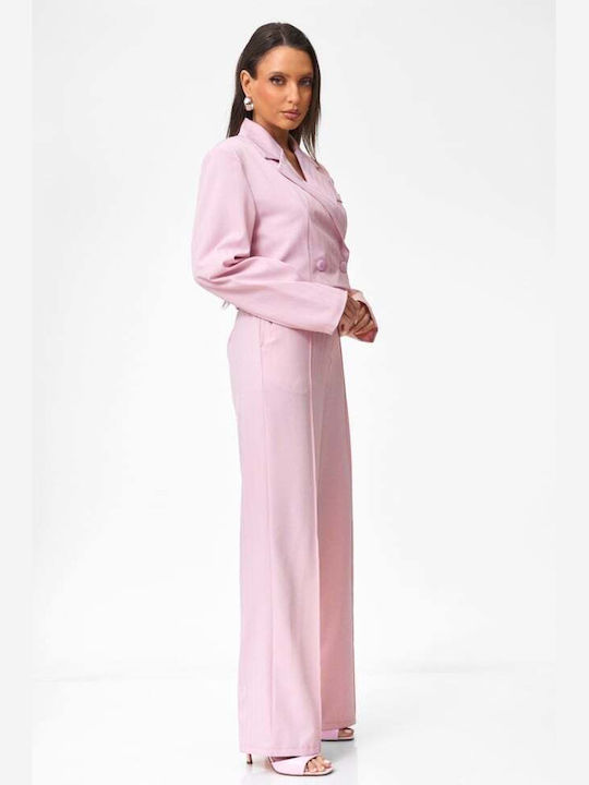 Women's Pink Set with Trousers