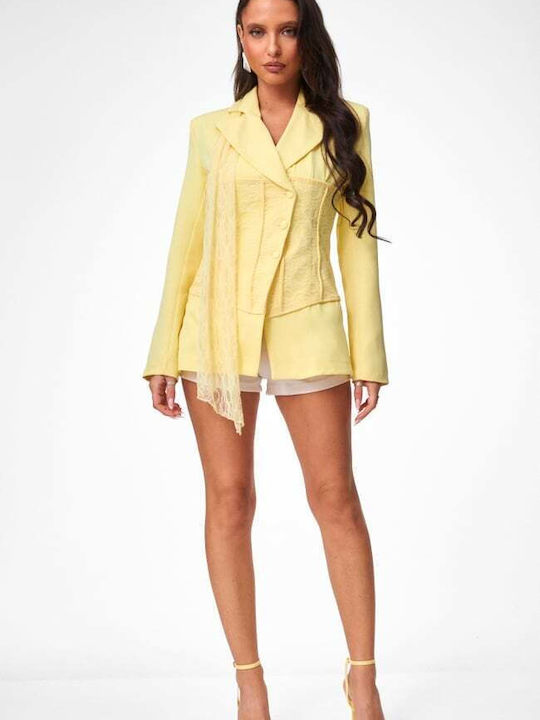 Decoro Women's Blazer Yellow