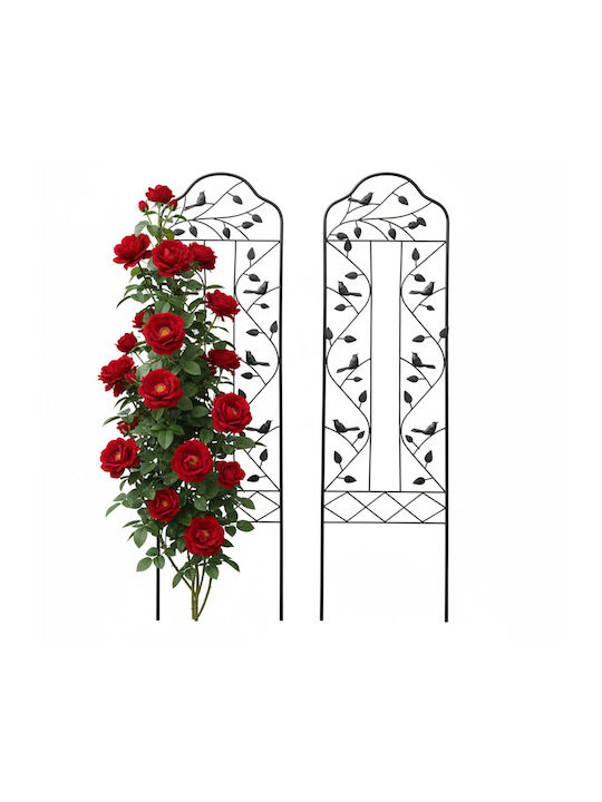 Trellis De Grădină 32x115cm Negru 10053188_303 Trellis De Grădină 32x115cm Negru 10053188_303