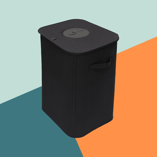 Relaxdays Coș De Gunoi Din Plastic Pentru Reciclare 100 Lt Negru