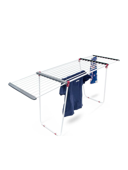 Relaxdays Folding Floor Clothes Drying Rack 91x63cm