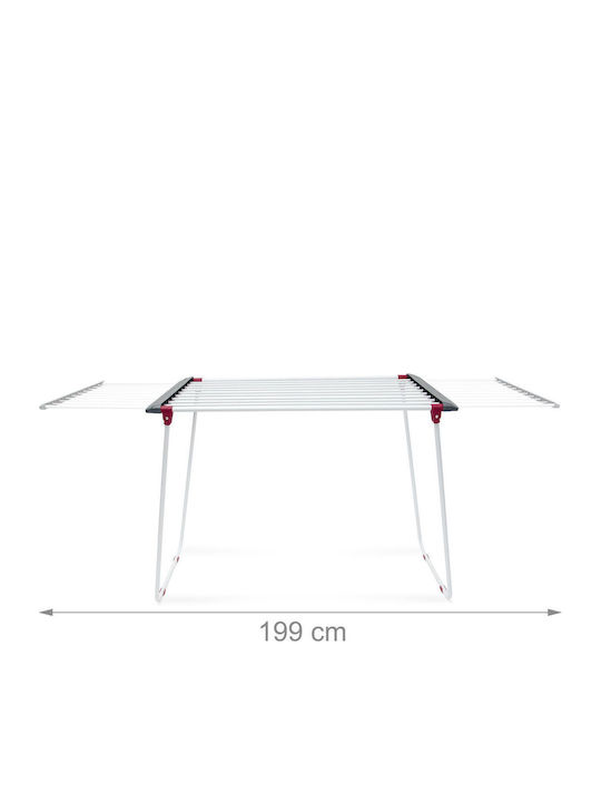 Relaxdays Folding Floor Clothes Drying Rack 91x63cm