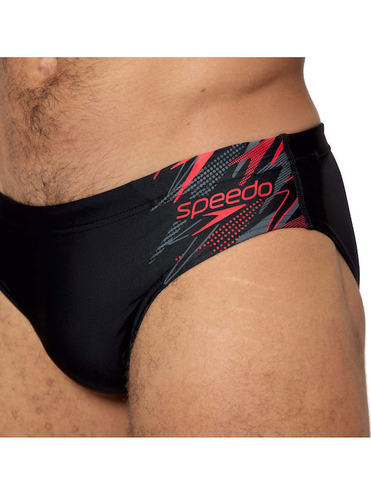 Men's Swimwear Slip Black/Red