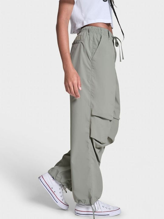 Women's Fabric Trousers Green