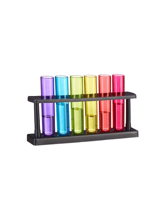 Relaxdays Glass Shooters 6 Pieces