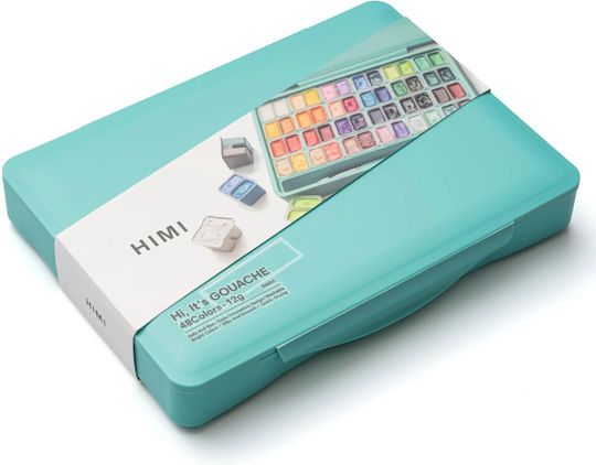 Himi Set Watercolours Turquoise 48 Pieces