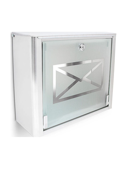 Relaxdays Briefkasten Für Draußen Inox In Grau 30x10x40cm