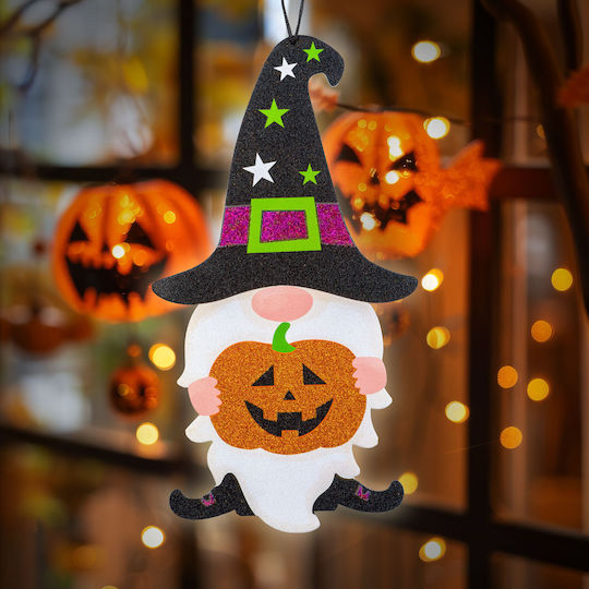 Halloween Hängende Elf Dekoration Schaum 44x26 Cm Helles Oranges Schwarz