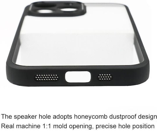 SSCase Back Cover Plastic / Silicone Transparent for iPhone 14 Pro