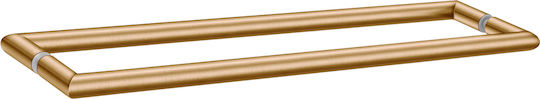 Sanco Bathroom Rail Double Wall-Mounted with Screws Copper