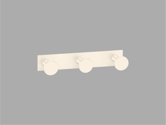 Sanco Bath 00683-А75 Трипла Кука За Банята С Винтове Кафява