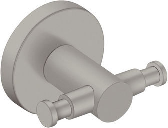 Sanco Sanco Bathroom Hook Double with Screws 5x5.5cm Bronze
