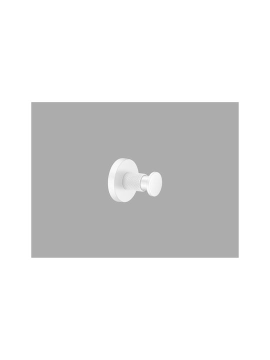 Sanco Dorian Bathroom Hook Single with Screws 104x5cm Grey