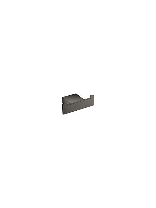 Sanco Monogram Double Bathroom Hook With Screws Bronze