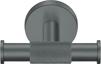 Sanco Dorian Double Bathroom Hook With Screws Brown