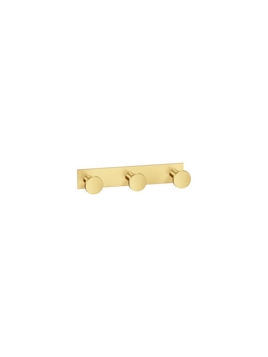 Sanco Bath 00683-М101 Тройна Кука За Банята С Винтове Бяла
