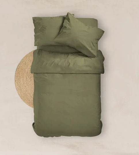 Borea Cearceaf Solid De Pat Single Cu Hugger Din Cauciuc 100x200+25cm Galben Muștar