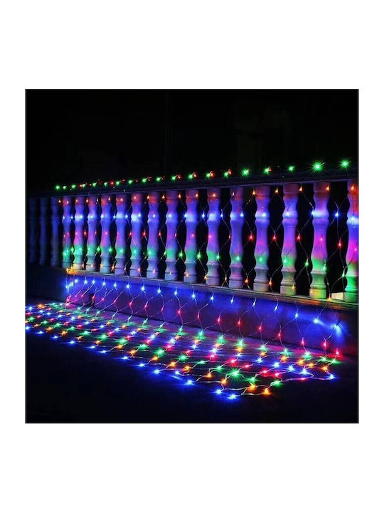 240 Лампички LED 3м x 200см RGB Тип Мрежа
