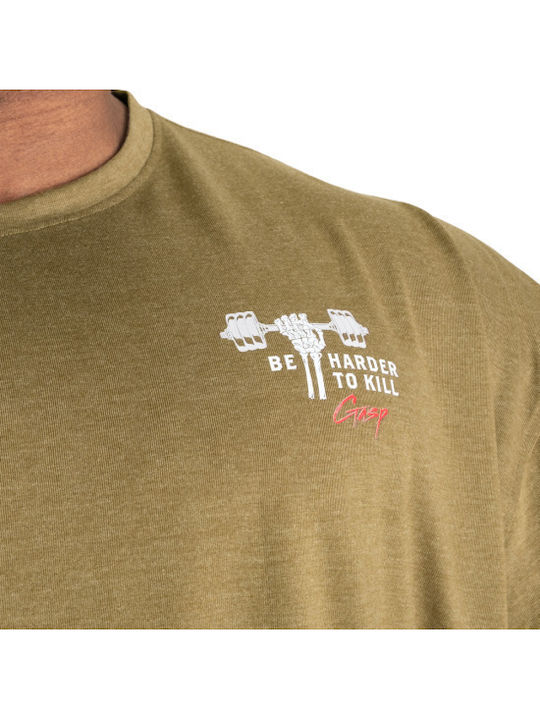 Αθλητικό T-shirt Army Green