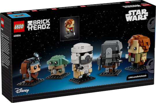 LEGO Brick Headz Star Wars The Mandalorian & Grocu: Aliați & Răufăcători pentru 10+ Ani 661 Bucăți