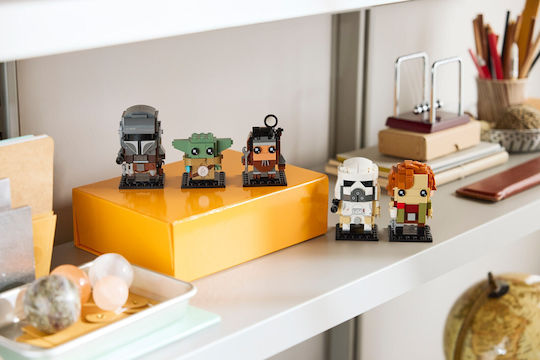 LEGO Brick Headz Star Wars The Mandalorian & Grocu: Aliați & Răufăcători pentru 10+ Ani 661 Bucăți