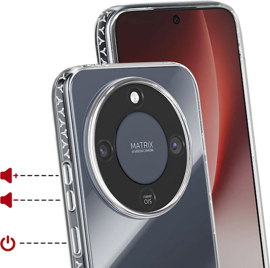 Force Case Case Honor Magic 8 Lite Shockproof 3m 360 Protection Anti-yellowing Transparent