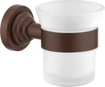 Sanco Vintage 120501-M25 Wall Mounted Glass Gold Cup Holder