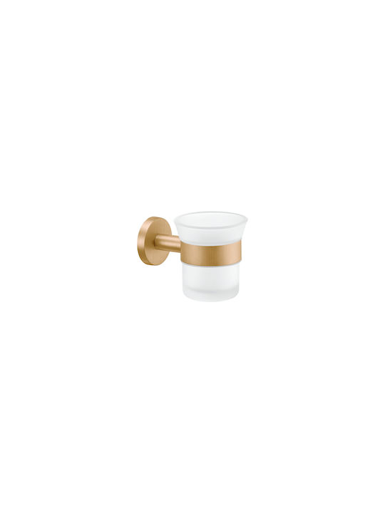 Sanco Gaea 121201-A75 Wall Mounted Glass Brown Cup Holder